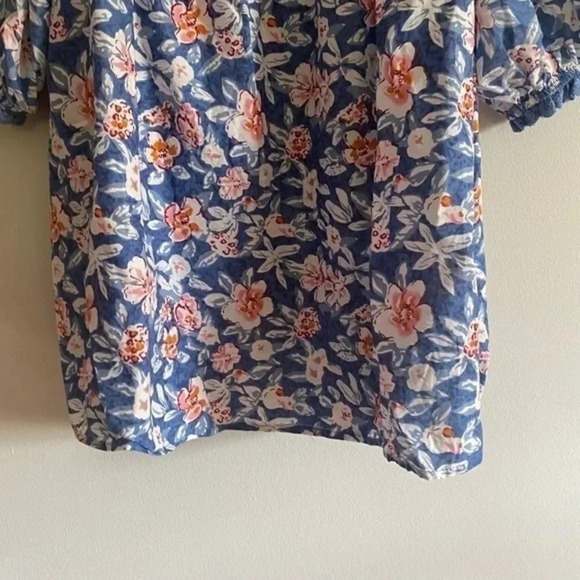 Solitaire Floral Flowy Boho Blouse - Picture 5 of 12